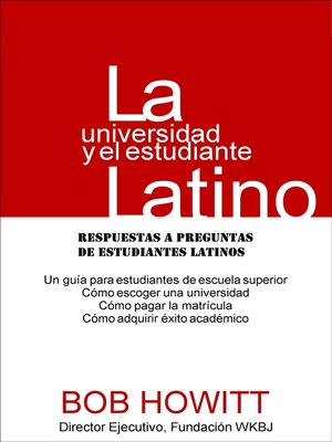 cover image of La universidad y el estudiante latino